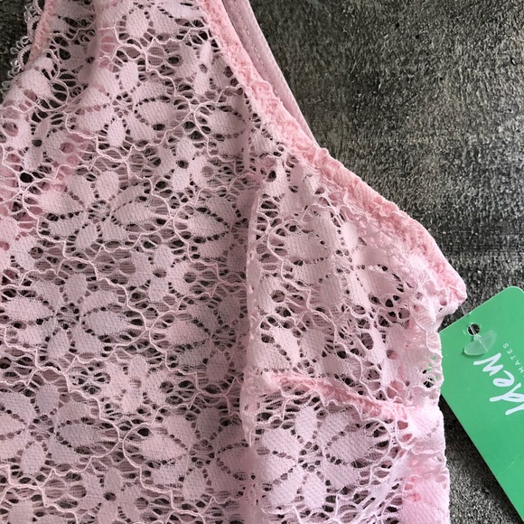 Honeydew Intimates Pink laced body suit size M - Picture 5 of 7